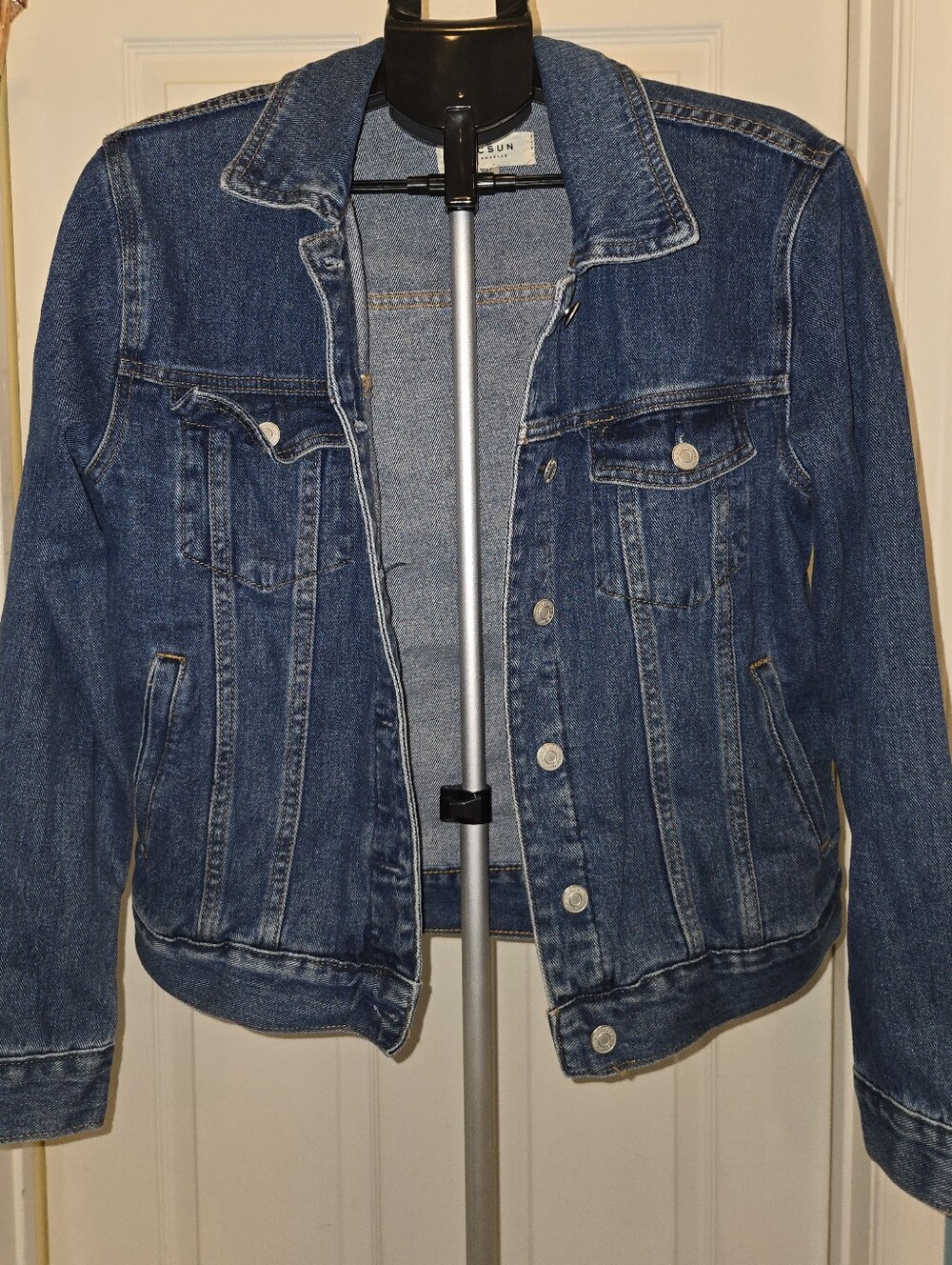 PacSun Women's Dark Blue Denim Jacket